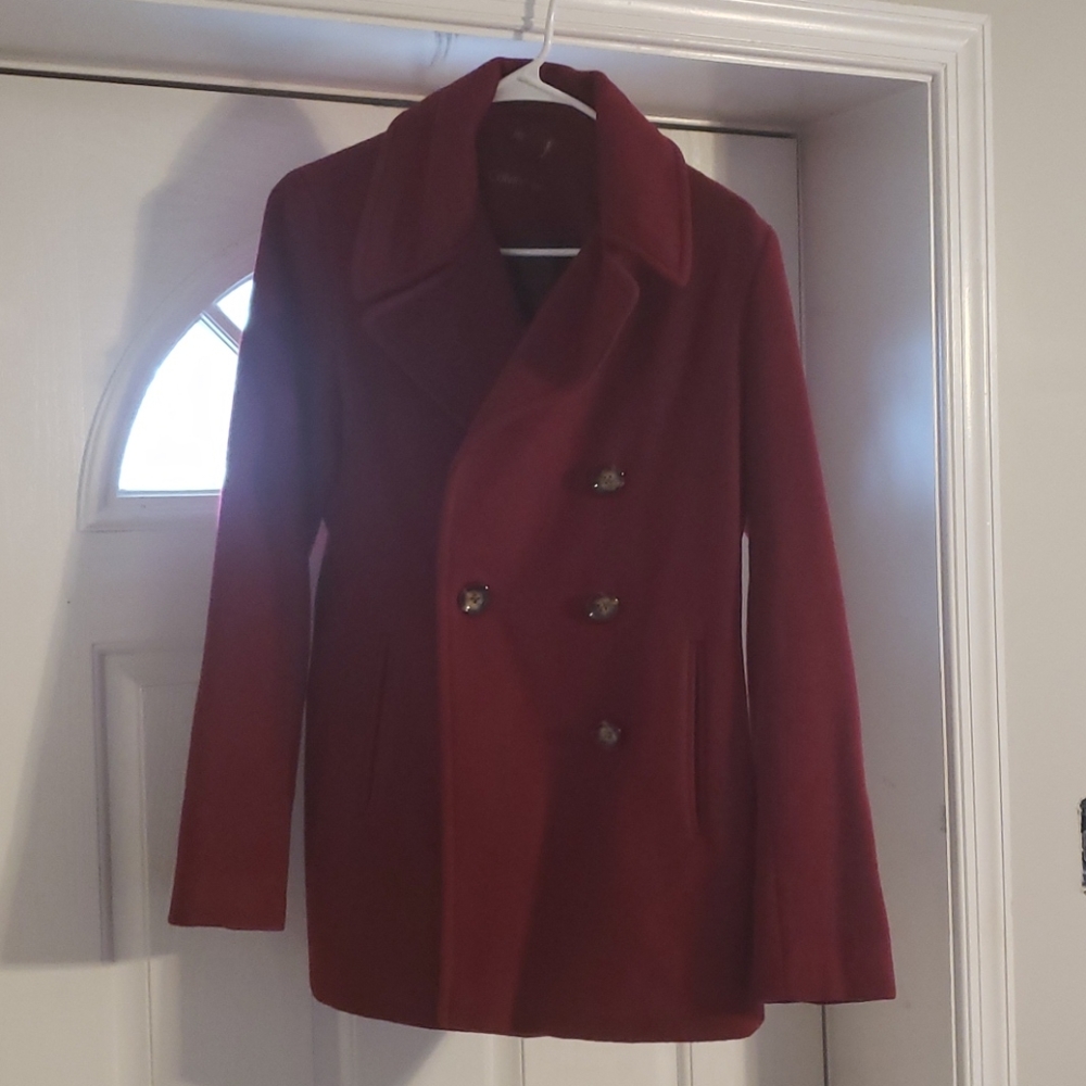 Calvin Klein double breasted peacoat